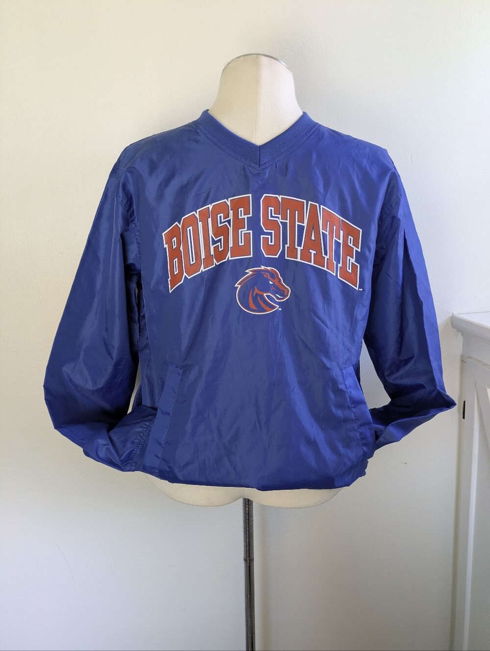 Red Oak Sportswear Boise State Windbreaker Small